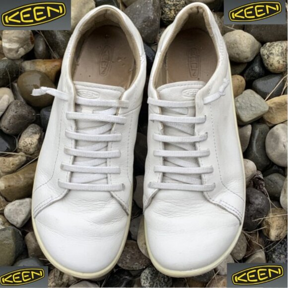 Keen KNX Lace Sneaker (Women) - Star White - Picture 1 of 6